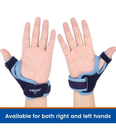 Willcom Thumb Brace for Arthritis Pain - CMC Spica Splint for De Quervain s Tenosynovitis - Wrist Brace for Injury Relief - Left/Right Hand Support - Medium - Buy Online on GoSupps.com