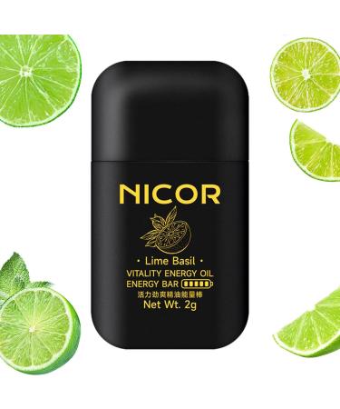 Portable Essential Oils Nose Inhaler | Aromatherapy Stick - Fresh & Cooling Lime Basil - Buy Online on GoSupps.com