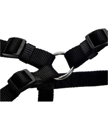 Trixie Classic H-Dishes M-L for Medium Dogs | Adjustable Guide Dishes Chest Circumference 50-75 cm | Black - 14321 - Buy Online on GoSupps.com