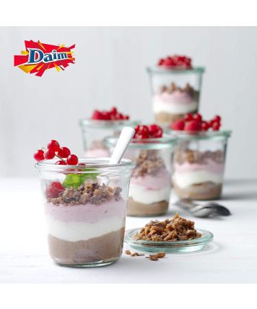 DAIM - Brisures au Chocolat au Lait et clats de Caramel - Id al pour Desserts et P tisseries - Format Familial - 2 Sachets de 1 kg Brisures x2 - Buy Online on GoSupps.com