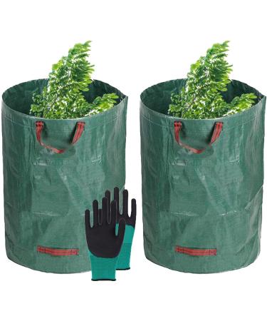 Bags - Lawn Bags with Strong Flexible Hoop Large Bags Grass Bags for Lawn Fallen Leaves Trimmed Flowers Compost Trash Aezon Transmitted - Buy Online on GoSupps.com