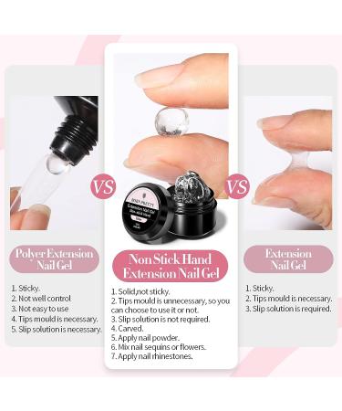 Non Stick Clear Nail Gel for Hand Extension by BORN PRETTY - Buy Online on GoSupps.com