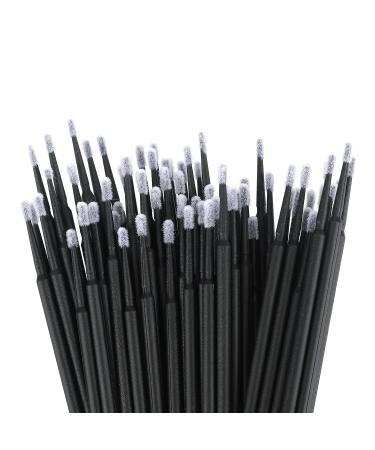 200PCS Disposable Micro Brush Applicator Swabs for Eyelash Extensions & Makeup - Black - Buy Online on GoSupps.com