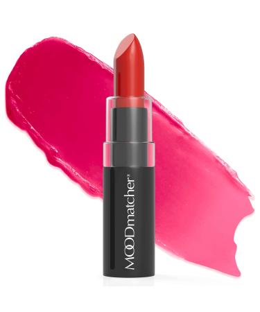 MOODmatcher original Color Changing Lipstick   12 Hours Long-Lasting  Moisturizing  Smudge-Proof  Easy to Apply Creamy Lipstick  Glamorous Personalized Color  Premium Quality   Made in USA (Red)