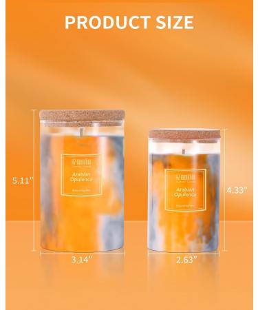 Scented Candles | Black Currant & Olive | Hand-Poured Soy Wax | 90-Hour Burn | Aromatherapy | Fall Holiday Decor Gifts | 15oz Tie-Dye Candle - Buy Online on GoSupps.com