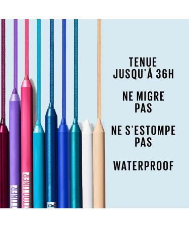 Maybelline New York - Tattoo Effect Eye Gel Pencil - Waterproof & 36h Hold - Tattoo Liner - Shade: Biscotti Cream - Buy Online on GoSupps.com