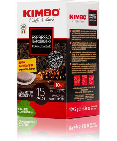  Kimbo Kimbo ESE Espresso Napolitano Compostable Coffee Pods 8 Packs of 15 Pods (Total 120 Pods) - Buy Online on GoSupps.com