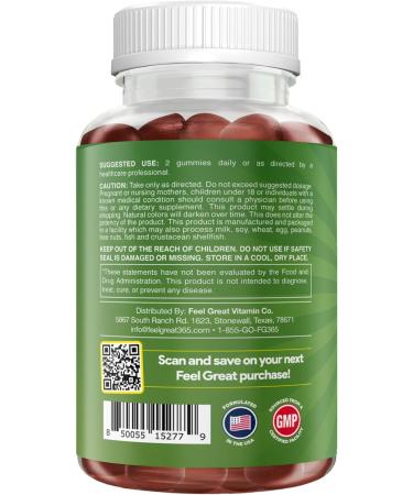 Feel Great Super Green Gummies Teen Vitamins | Vegan Veggie Gummy Multivitamin for Teens | Fruit and Vegetable Supplement | Veggie Fiber Supplement | 60 Count Teen Greens - 60 Count - Buy Online on GoSupps.com