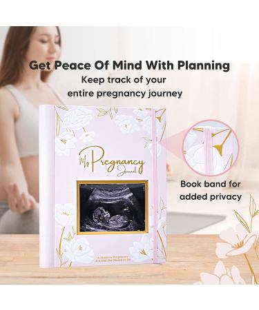 Pregnancy Journal - 80 Pages Hardcover Pregnancy Book for Mom to Be Gift - Pregnancy Announcements & Gifts for New Moms - Baby Album & Memory Book - Blossom Design - Buy Online on GoSupps.com