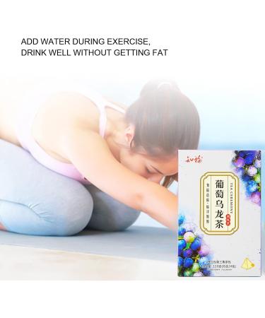 Natudeco Grape Oolong Tea Fruit Oolong Tea Bags Cold Brew Tea Chinese Oolong Tea 24 Count Individual Triangle Tea Bags for Morning Afternoon Free Time Leisure Drinks - Buy Online on GoSupps.com