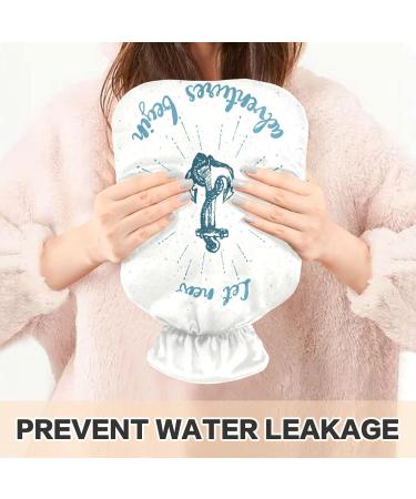 Naanle Vintage Sea Anchor Hot Water Bottle - 1L Transparent Cover for Pain Relief & Therapy | Ideal for Bed Hands & Feet - Buy Online on GoSupps.com