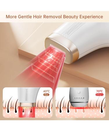 600NM IPL Hair Removal Device - Efficient Laser Epilator for Men & Women | 99900 Flashes & 5 Energy Levels for Home Use - Buy Online on GoSupps.com