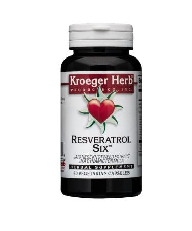 Kroeger Herb Resveratrol Six 60 Count