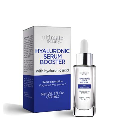 Hyaluronic Acid Serum Booster 1.5% Pure Hydrating Serum to Plump and Repair Dry Skin 1fl. Oz