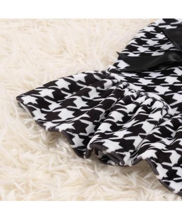 Cuteebone Houndstooth Dog Dress with Turtleneck | Puppy Skirt Costume & Pet Outfit | Perfect Birthday Gift for Dogs - Buy Online on GoSupps.com