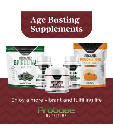 Probase Nutrition Trans Resveratrol Supplement High Purity Resveratrol Powder for Age Support 40-Day Supply 40 Grams - Buy Online on GoSupps.com