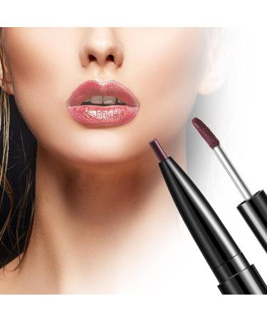 Buy Double Head Lipper Waterproof Lip Gloss & Lip Balm - 2-in-1 Matte Lipstick Long-Lasting Highly Pigmented Velvet #09 | International Shipping - Buy Online on GoSupps.com