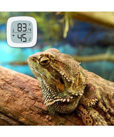 Digital Reptile Terrarium Thermometer Hygrometer | High-Accuracy Display for Reptile Tank | Ideal for Reptiles & Amphibians - Buy Online on GoSupps.com