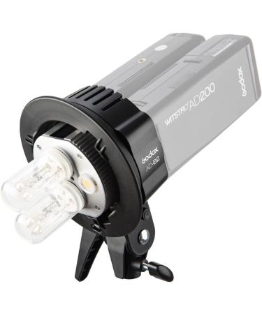Godox AD-B2 Dual Power Twin Head Bowens Mount for 2 Godox AD200/AD200 Pro - 400W Power Output - Buy Online on GoSupps.com