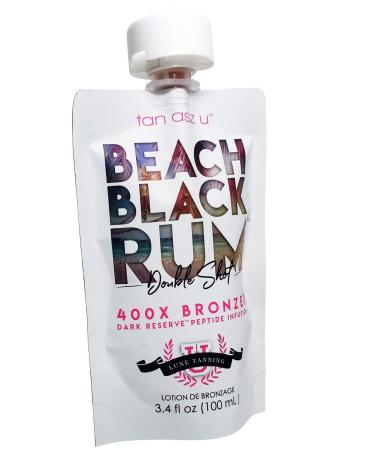 Tan Asz U Beach Black Rum 400X Bronzer 3.4 ounce pouch