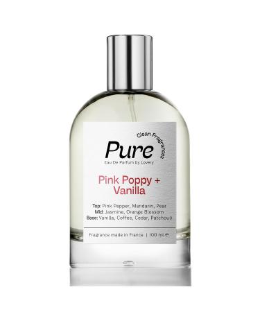 Valentines Gift Pure Pink Poppy & Vanilla Perfume for Women 100ml Clean Fragrance Perfumes for Womens Long Lasting Vegan Clean & Natural Ingredients Birthday Gifts for Mom Wife Girlfriend France PURE Poppy and Vanilla - Buy Online on GoSupps.com