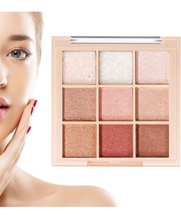Eye Shadow Palette - 9 Colors Matte Powder Shimmer And Glitter Makeup Palette Long-Lasting Eyeshadow Set | Cosmetic Kit For Women Girls Daily Use Party Travel Professional Or Home Application - Buy Online on GoSupps.com