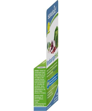 Sanotact Digestive Hero - 40 Mini Tablets for Digestive Health | Relieves Bloating & Supports Digestion of Cereals Cabbage & Legumes (2 Pack) - Buy Online on GoSupps.com