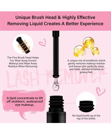 Pro Cluster Eyelash Glue Remover 10ml - Gentle Oil Makeup Cleaner for DIY Eyelash Extensions & Easy Removal - Buy Online on GoSupps.com