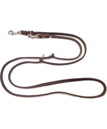 Premium Double Linen Dog Liner for Small & Large Dogs - Adjustable 3.50m x 12mm Dark Brown | International Shipping - Buy Online on GoSupps.com