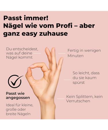  Jacky M JACKY M. Blushing Beauty Pack of 20 Gel Nail Adhesive Films - UV/LED Curing - Buy Online on GoSupps.com