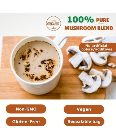 Cherie Sweet Heart 7 Mushroom Extract Powder USDA Organic Superfood Blend with Lion's Mane Reishi Cordyceps Maitake Shiitake Turkey Tail & Chaga Vegan Non-GMO Gluten-Free 3.5 oz Mushroom Blend 3.5 Ounce (Pack o  - Buy Online on GoSupps.com