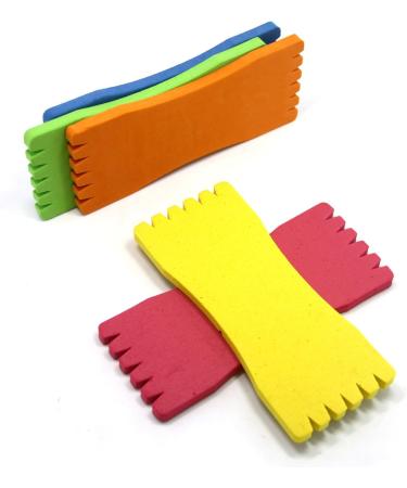 SAMSFX Fishing Leader Line Holder Foam Board with Snelled Hook Keeper - 10 Pack with Retaining Pins | 14x6cm | Accessories Included - Buy Online on GoSupps.com