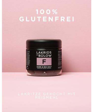Lakrids by B low F - Dark & Sea Salt 125g | Gourmet Danish Licorice Balls with Dark Chocolate & Sea Salt Flakes - International Shipping Available - Buy Online on GoSupps.com