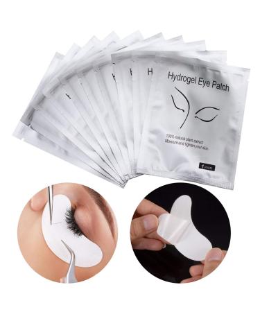 Eyelash Pads PChero Lint-Free Gel Eye Pads for Eyelash Extension Moisturizing Anti-Dark Circles (50 Pairs)