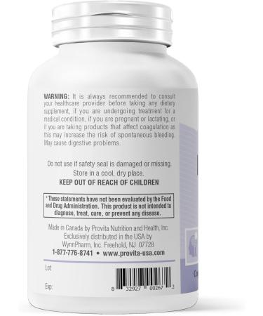 PROVITA Neuro Max | Cognitive Support Supplement | Vegan Nerve & Memory Support | Acetyl L-Carnitine Ginkgo Biloba Lions Mane & Choline | Focus & Brain Health Supplement | 60 Capsules 60 Count (Pack of 1) - Buy Online on GoSupps.com
