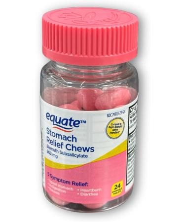 FUSION SHOP STORE Smart choices meaningful life! Bismuth subsalicylate- Stomach Relief Chews Tablets- 24 Ct (Pack of 1) - Buy Online on GoSupps.com