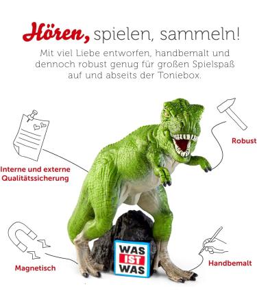 Tonie's What is What - Dinosaurs & Extinct Animals for Toniebox | Educational Audio Adventure for Kids 6+ | 70 Minutes of Fun - Buy Online on GoSupps.com