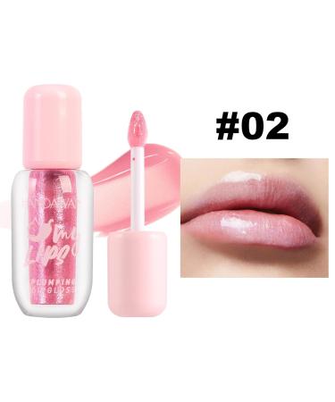 Lasting Plump Plumping Lip Gloss - Nourishing Long-Lasting Lip Plumper in 8 Shades | 2PCS Spicy Glossy Finish for Fuller Lips - Buy Online on GoSupps.com