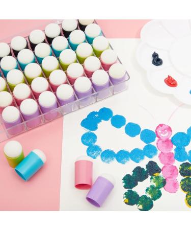 40 Pack Finger Painting Sponge Daubers - Stamping and Blending Tool for DIY Crafts - Buy Online on GoSupps.com