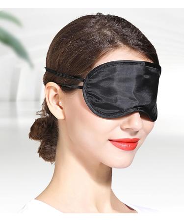 100PCS Adjustable Strap Sleep Masks for Men and Women - Black Eye Shade Cover for Travel and Team Building - Buy Online on GoSupps.com