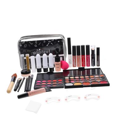POPETPOP 4 Sets Women's Makeup Set Lip Gloss Cosmetics Supplies Makeup Kit for Women Multi- Makeup Kit Makeup Kits for Women Make up Kit Women s Suits Womens Womens Toiletry Bag Abs