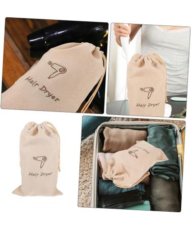 Healeved Blowdryers for Hair Drawstring Bag Hair Dryer Linen Bag Storage Bag Travel Universal Jewelry Bag - Buy Online on GoSupps.com