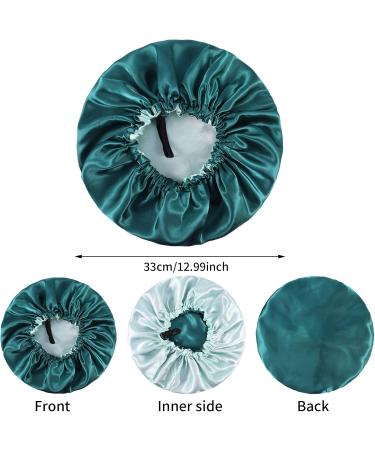 Buy Tao Pipe 2-Piece Satin Bonnet & Sleeping Cap for Curly Hair - Adjustable Silk Hood for Women & Girls - Buy Online on GoSupps.com