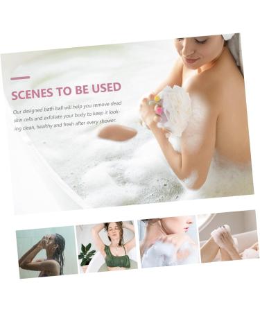 2pcs Exfoliating Cartoon Bath Ball - Mesh Shower Loofah & Body Wash Scrubber for Clean & Healthy Skin - Buy Online on GoSupps.com