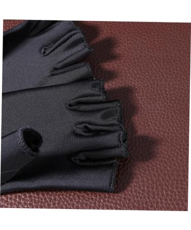 FRCOLOR 5 Pair Miss summer sun protection apparel nail manicure half-finger gloves gloves sun protection gloves for women Anti-UV fingerless gloves thin section Fingerless - Buy Online on GoSupps.com