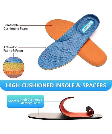 CBMTCR Men's Wide Width Walking Shoes - Adjustable Closure, Lightweight for Diabetic Swollen Feet - 11.5 Wide Dk-blue - Buy Online on GoSupps.com