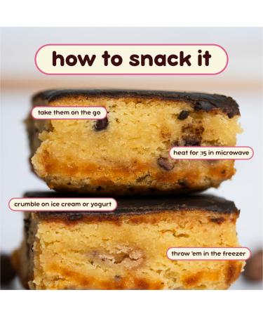 Prime Bites High Protein Brownie (12 Per Box, Cookie Dough Bites) - 19g of Protein, 5g of Collagen, Gluten Free, Low Sugar Treat, Delicious Protein Snack - Buy Online on GoSupps.com