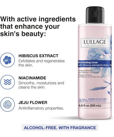 Buy Lullage Facial Exfoliator & Alcohol-Free Toner | All Skin Types Brightening Cleansing Purifying | 6.8 Fl Oz - International Shipping - Buy Online on GoSupps.com