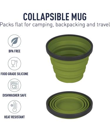 Sea to Summit X-Series Rust Mug 16.2 Fl Oz | Collapsible Silicone Camping Drinkware - Buy Online on GoSupps.com