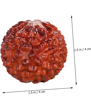 Buy Homoyoyo 2st Carving Wooden Baoding Balls - Handcrafted Acupressure Massage Toy | International Shipping - Buy Online on GoSupps.com